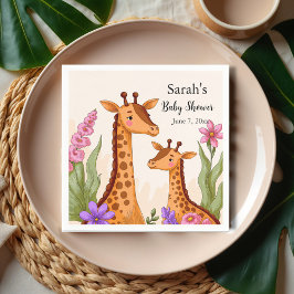 Safari Baby Shower Serviette