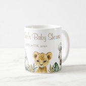 Safari Baby Shower Tasse Gastgeschenk (VorderseiteRechts)