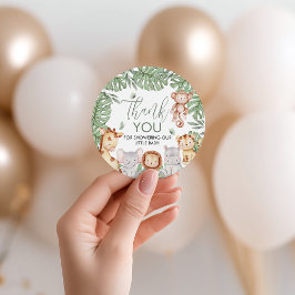 Safari Baby Shower Thank You Tag Geschenkanhänger