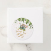 Safari Baby Shower Vielen Dank für Ihre Geschenke Geschenkanhänger (Beispiel)