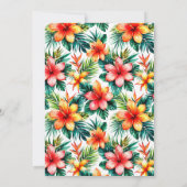 Safari Baby Shower Wild One ist unterwegs Einladung (Rückseite)