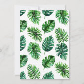 Safari Baby Shower Wild One ist unterwegs Einladung (Rückseite)