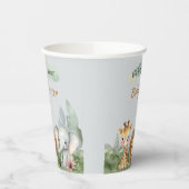 Safari Baby Showpaper Cups Pappbecher (Links)