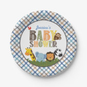 Safari Baby Showpaper Teller (Vorderseite)