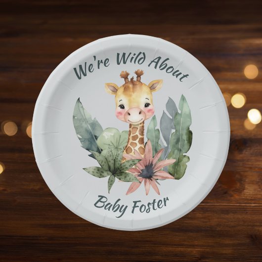 Safari Baby Showpaper Teller