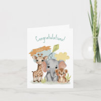 Safari-Baby-Tiere-Shower Neues Baby