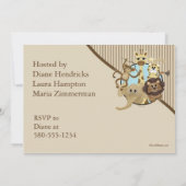 Safari-Babyparty-Einladung Einladung (Rückseite)