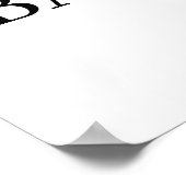 Safari Begrüßungszeichen für Babydusche oder Gebur Poster (Ecke)