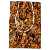 Safari bei wild lebenden TierenID1149 Mittlere Geschenktüte (Rückseite)