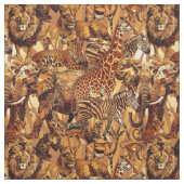 Safari bei wild lebenden TierenID1149 Stoff (Muster)