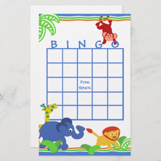 Safari Bingo (Vorne/Hinten)