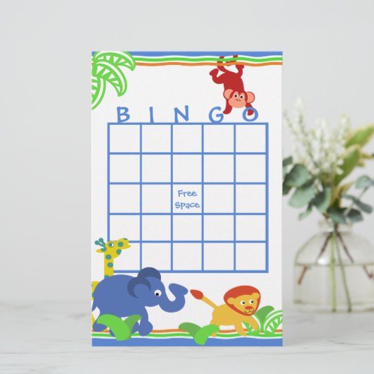 Safari Bingo (Stehend Vorderseite)