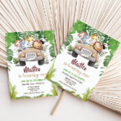 Safari Birthday Einladung