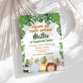 Safari Birthday Einladung