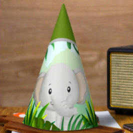Safari Birthday Elepant Party Hat Partyhütchen