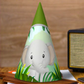 Safari Birthday Elepant Party Hat Partyhütchen