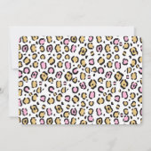 Safari Birthday Foto Einladung (Rückseite)