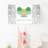 Safari Birthday Lion Illustration Banner (Insitu)