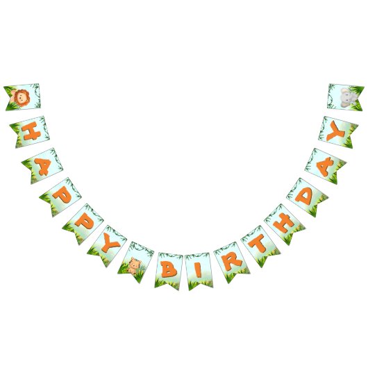 Safari Birthday Party Banner (Alle)