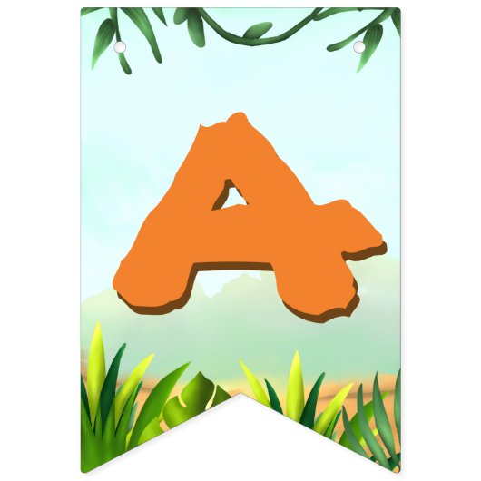 Safari Birthday Party Banner (Dritte Fahne)