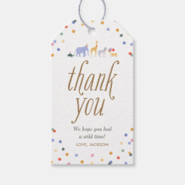 Safari Birthday Party Gefälligungstags Geschenkanhänger