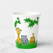 Safari Birthday Party Paper Cup Pappbecher (Vorderseite)
