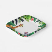 Safari Birthday Party Paper Teller (Gewinkelt)