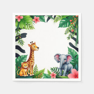 Safari Birthday Party Paper Teller Serviette