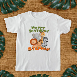 Safari Birthday Party T - Shirt