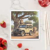 Safari Birthday Serviette (Beispiel)