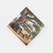Safari Birthday Serviette (Ecke)