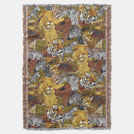 Safari Blanket Decke (Vorderseite Vertikal)