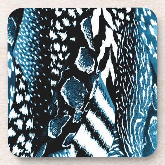 Safari Blue Untersetzer (Vorderseite)