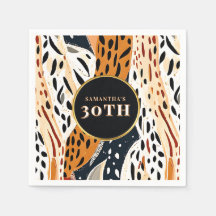 Safari Boho Afrikanischer Tierdruck Picknick