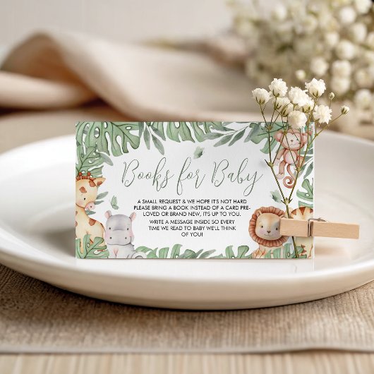 Safari Books for Baby Card Begleitkarte