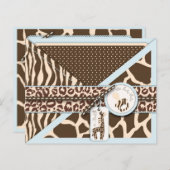 Safari Boy Advice Card (Vorne/Hinten)