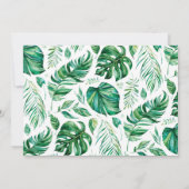 Safari Boy Baby Shower Einladung (Rückseite)