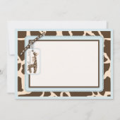 Safari Boy Card 2 Einladung (Rückseite)