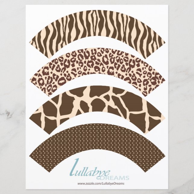 Safari Boy Cupcake Wrappers 2 (Vorderseite)