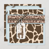 Safari Boy Einladung Platz 2 (Vorne/Hinten)