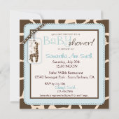 Safari Boy Einladung Square B2 (Rückseite)