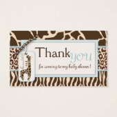 Safari Boy Gift Tag B (Rückseite)