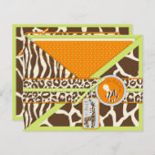 Safari Boy Green Advice Card (Vorne/Hinten)