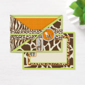 Safari Boy Green Gift Tag (Schreibtisch)