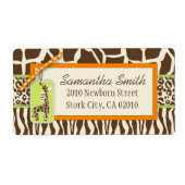 Safari Boy OR Shipping Label (Vorne)