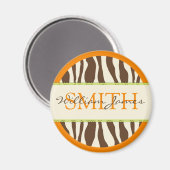 Safari Boy Orange Magnet 2B (Vorderseite/Rückseite)
