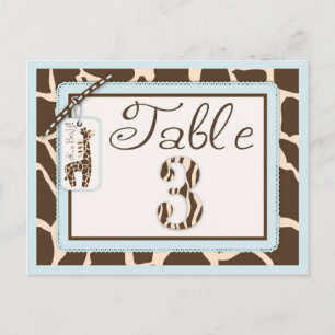 Safari Boy Table Postcard 3 Postkarte