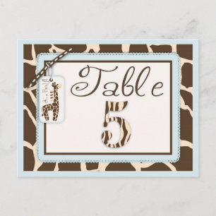 Safari Boy Table Postcard 5 Postkarte