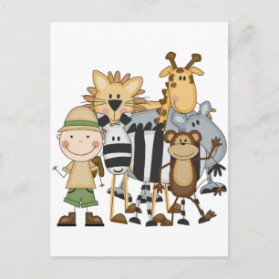 Safari Boy Tshirts und Geschenke Postkarte