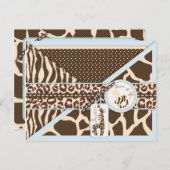 Safari Boy TY Postcard Postkarte (Vorne/Hinten)